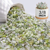 NUPICK 6 lbs jade decorative pebbles front view