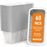 NUPICK 60 Pack Grease Cup Liners for Blackstone front view