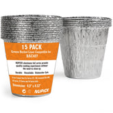 NUPICK grease bucket liner pack of 15 front view