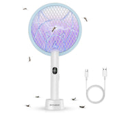 Nymrix Electric Fly Swatter front view showing the blue design