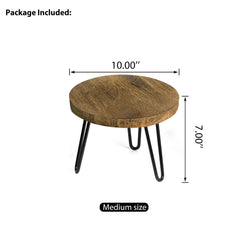 OBTAIN plant holder with medium-sized pot displayed on top