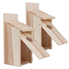 OceeK birdhouses with mounting screws and openable door