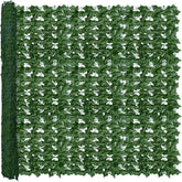ODTORY Artificial Ivy Privacy Screen Fence Panel front view with green leaves