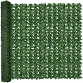 ODTORY artificial ivy privacy screen panel front view, green