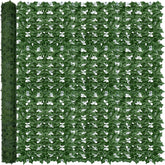 ODTORY Artificial Ivy Privacy Screen Panel front view with green ivy leaves