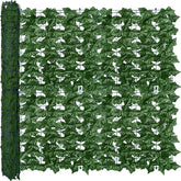 ODTORY Artificial Ivy Privacy Screen Panel front view with green leaves