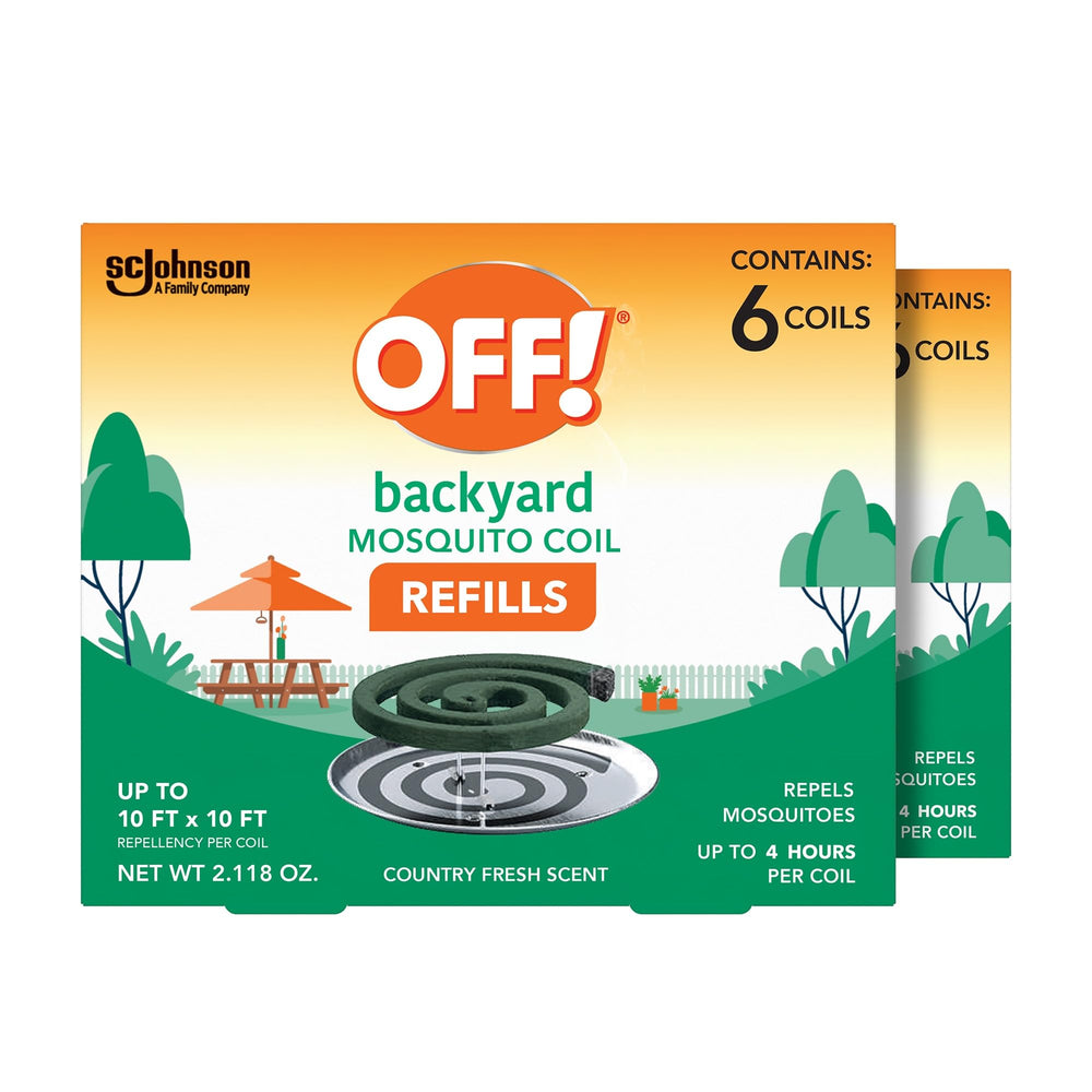 OFF! Mosquito Coil Refills packaging with citronella scent