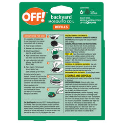 OFF! Mosquito Coil showing Country Fresh scent
