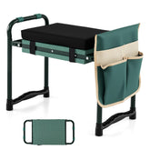 OFFICEJOY Garden Kneeler and Seat with EVA foam pad, green