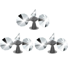 OFFO 3 Pack Bird Reflector Wind Spinner front view