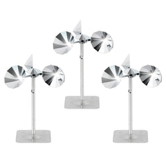 OFFO Bird Scare Reflective Device front view, silver finish