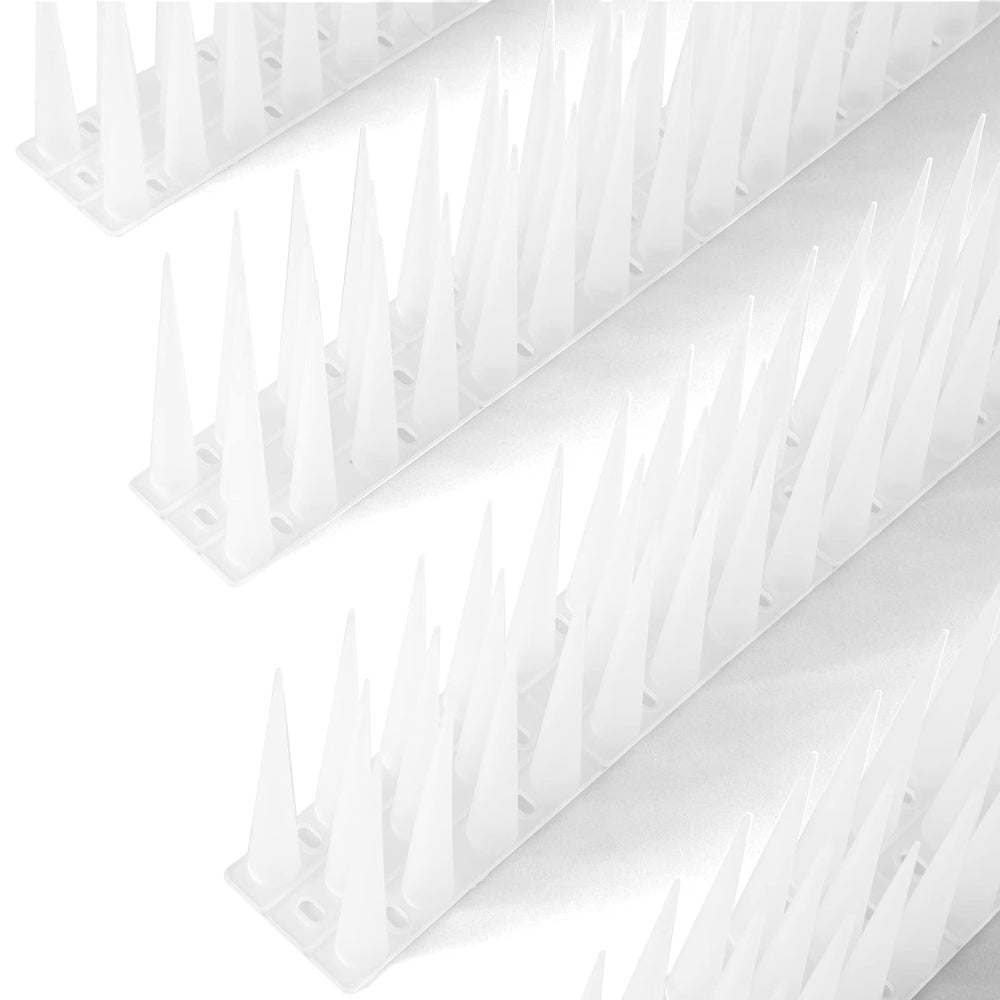 OFFO Bird Spikes 4" high frosted white model front view