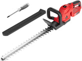 OHAISFELA cordless hedge trimmer front view with red finish