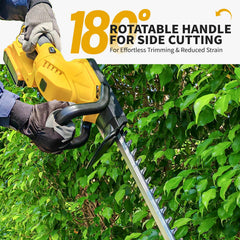 OHAISFELA Hedge Trimmer with 180° rotatable handle