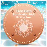 OICEME Bird Bath Purification Disk pure copper front view