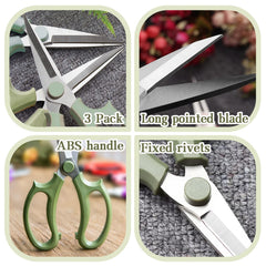 OJYUDD Garden Flower Scissors with protective blade cover