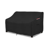 okcool Heavy Duty Patio Sofa Cover front view, black