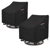 okcool patio chair cover front view in black