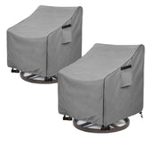 okcool patio chair covers grey front view
