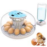 OKKÖBI M12 Egg Incubator front view with transparent lid