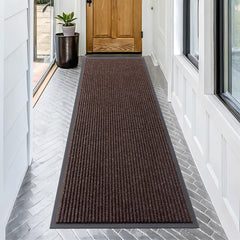 OLANLY Front Door Mat 71x23 tan colour front view