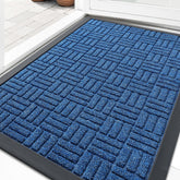 OLANLY Front Door Mat Ocean Blue front view
