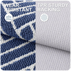 OLANLY Indoor Door Mat TPR backing close-up