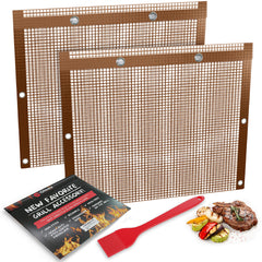 OLEEX BBQ Grilling Bags copper colour front view