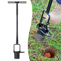 Omesata Sod Plugger front view with sharp serrated base