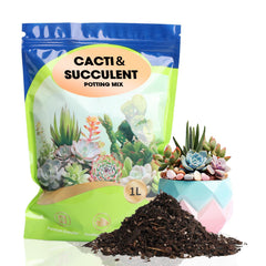 Omitgoter Succulent Soil Mix 10QT front view in eco-friendly packaging