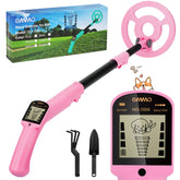 OMMO Kids Metal Detector front view in pink