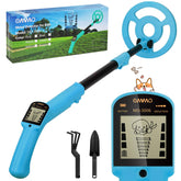 OMMO Kids Metal Detector front view with adjustable stem
