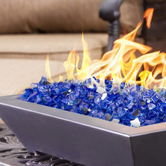 onlyfire fire glass rocks in a fire pit