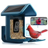onlyfly Smart Bird Feeder front view with 2K HD camera