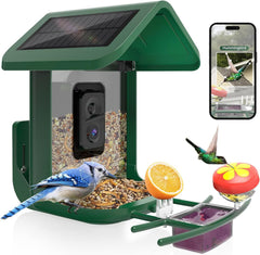 onlyfly Smart Bird Feeder with 2K HD camera front view