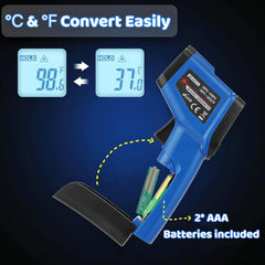 OnniFlame Infrared Thermometer Gun with storage case