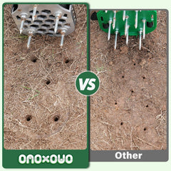 onoxouo Lawn Aerator Shoes with adjustable straps for secure fit