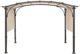 ontheway Universal Pergola Replacement Cover beige front view