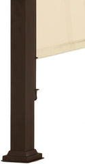 ontheway Universal Pergola Replacement Cover beige on pergola setup