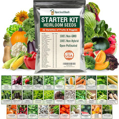 Open Seed Vault Vegetable Seeds Variety Pack front view