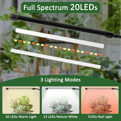OPENBEAUTY LED Grow Light 20W adjustable arm