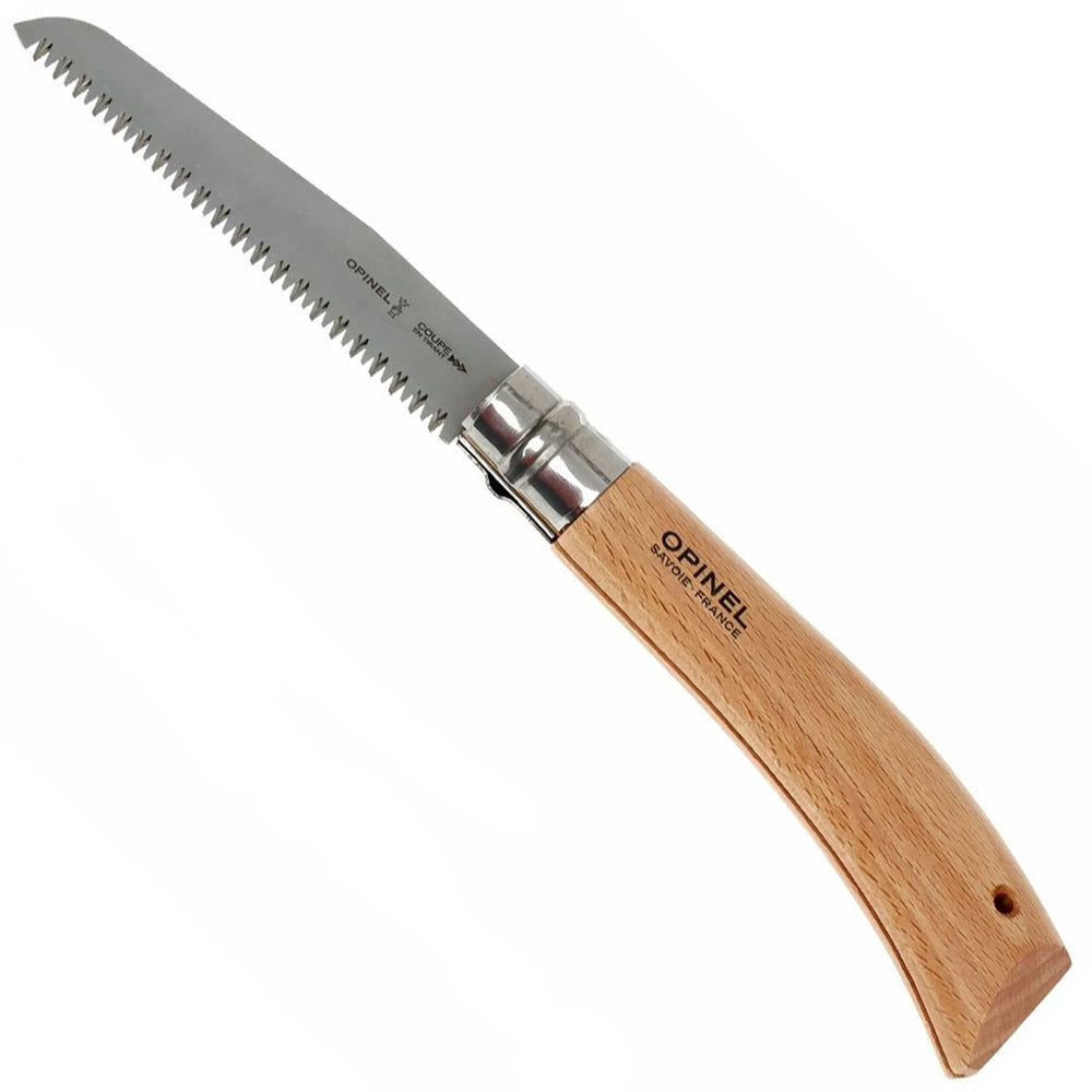OPINEL Folding Saw with carbon steel blade and beechwood handle