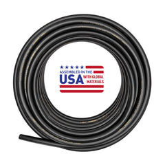 Orbit 1/2" x 100' Pro-Blend Flex Pipe packaging with specifications