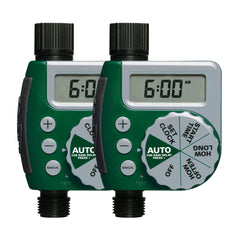 Orbit 62067 Hose Watering Timer front view with LCD screen