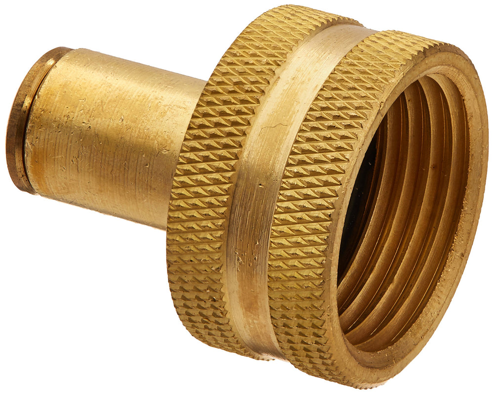 Orbit Arizona Mist 92320W Brass Slip Lok Hose Adapter front view