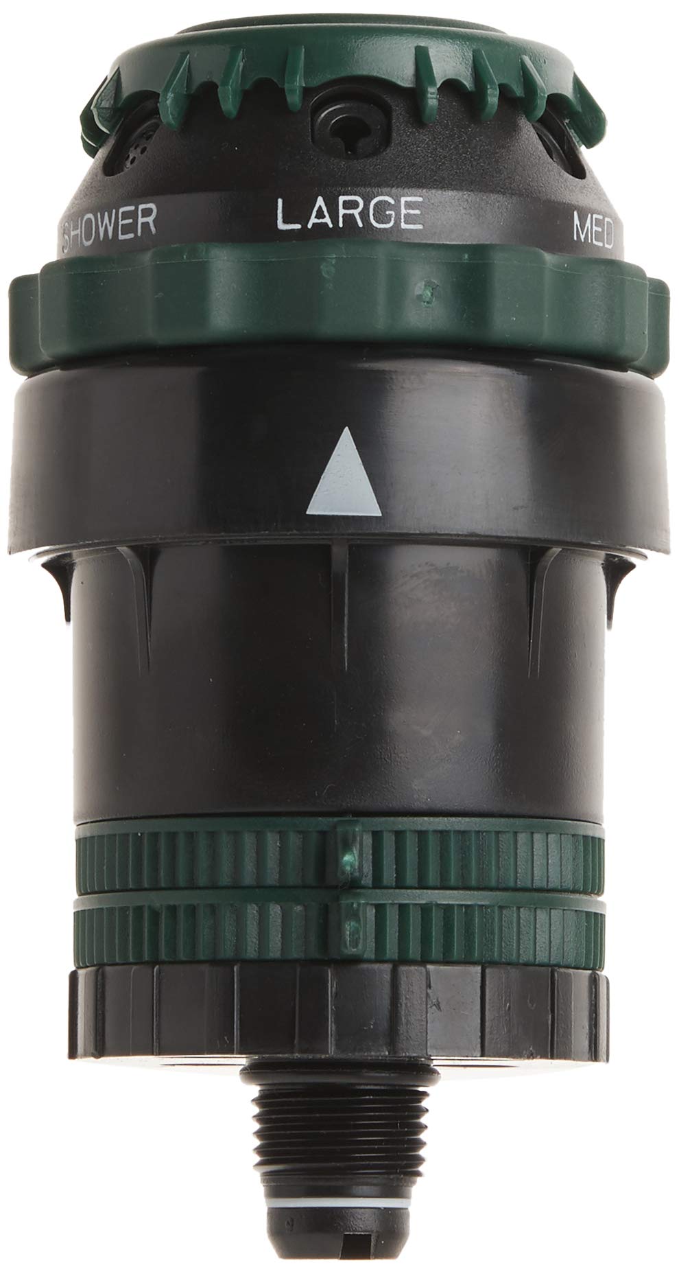 Orbit H2O-Six Gear-Drive Sprinkler front view with T-spike