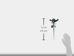 Orbit Impact Sprinkler showing adjustable spray pattern