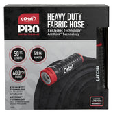 Orbit Pro ExoJacket Heavy Duty Water Hose 50 ft black front view