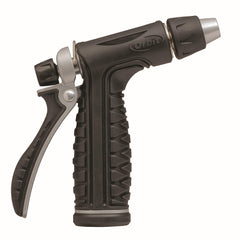 Orbit Pro Flo Hose Nozzle showing rear trigger control