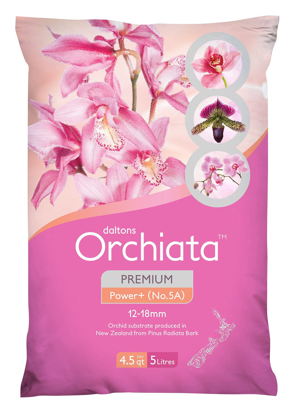 Orchiata Orchid Bark Power Plus 1/2" to 3/4" back view
